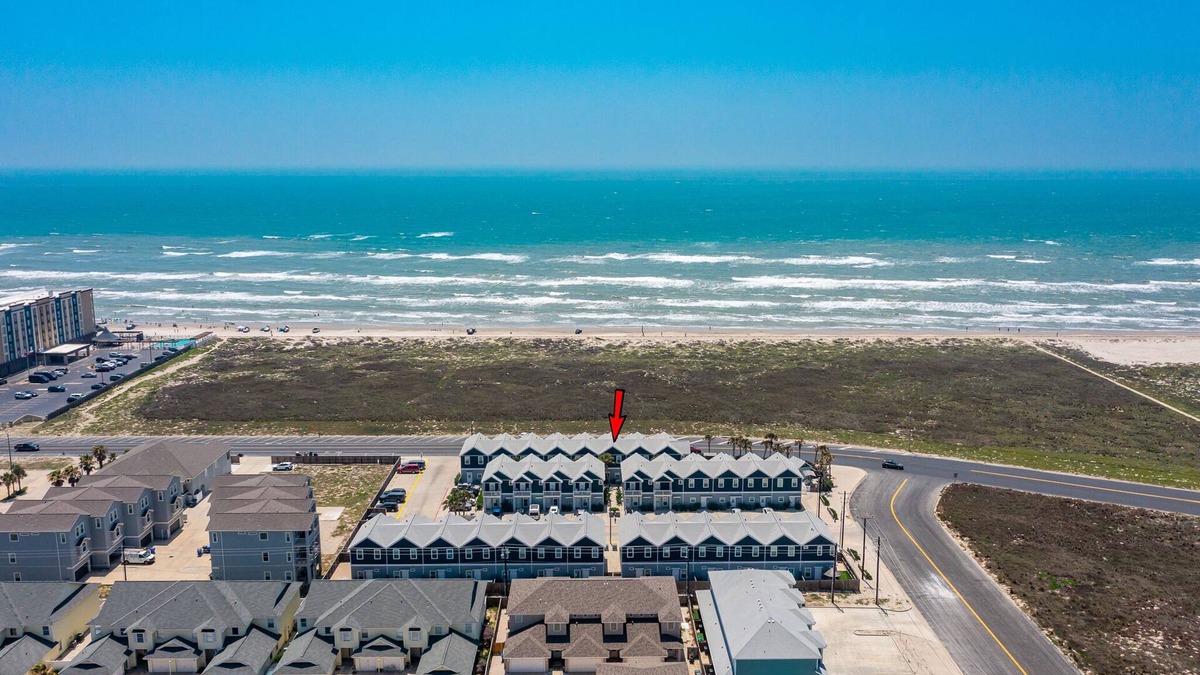 Corpus Christi House | "The Sandbar" 2 story Townhome Across the Street from the Beach!