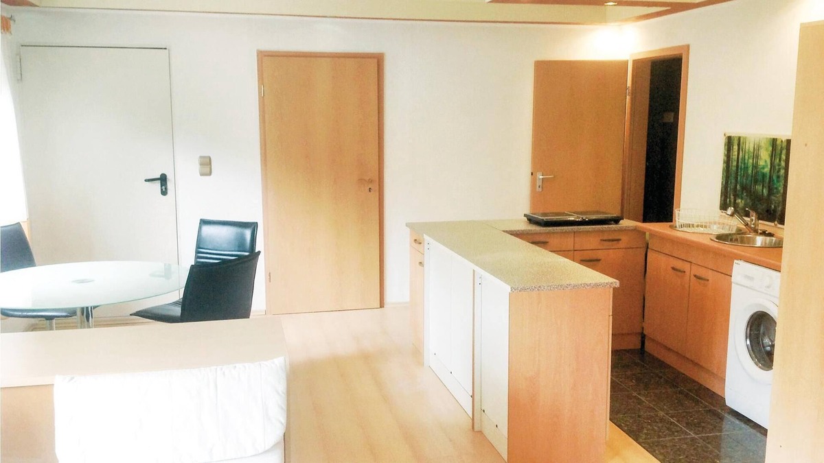 Espenau Apartment | The spacious, bright apartment is located in the basement of the beautiful Villa Pegasus with a view