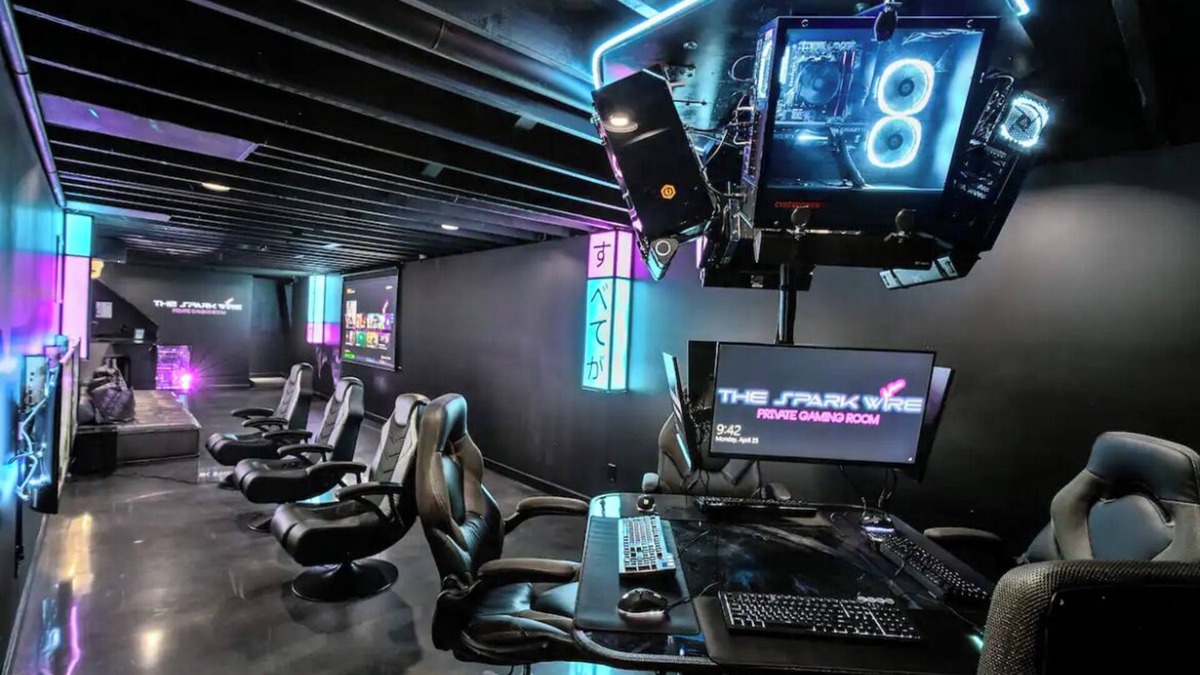 Platte City House | The Spark Wire Gaming Room