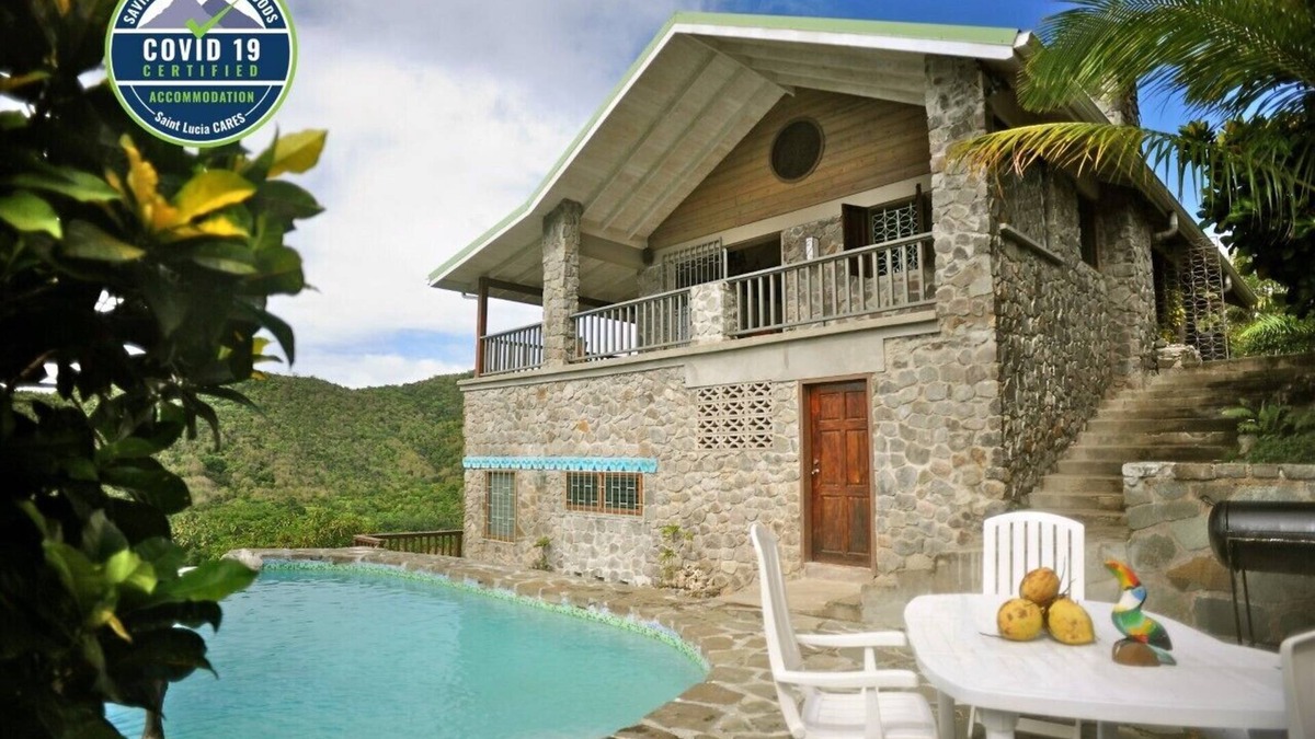 Marigot Bay House | The Stone House, Marigot Bay- Character, Comfort, Private Pool, Wonderful View