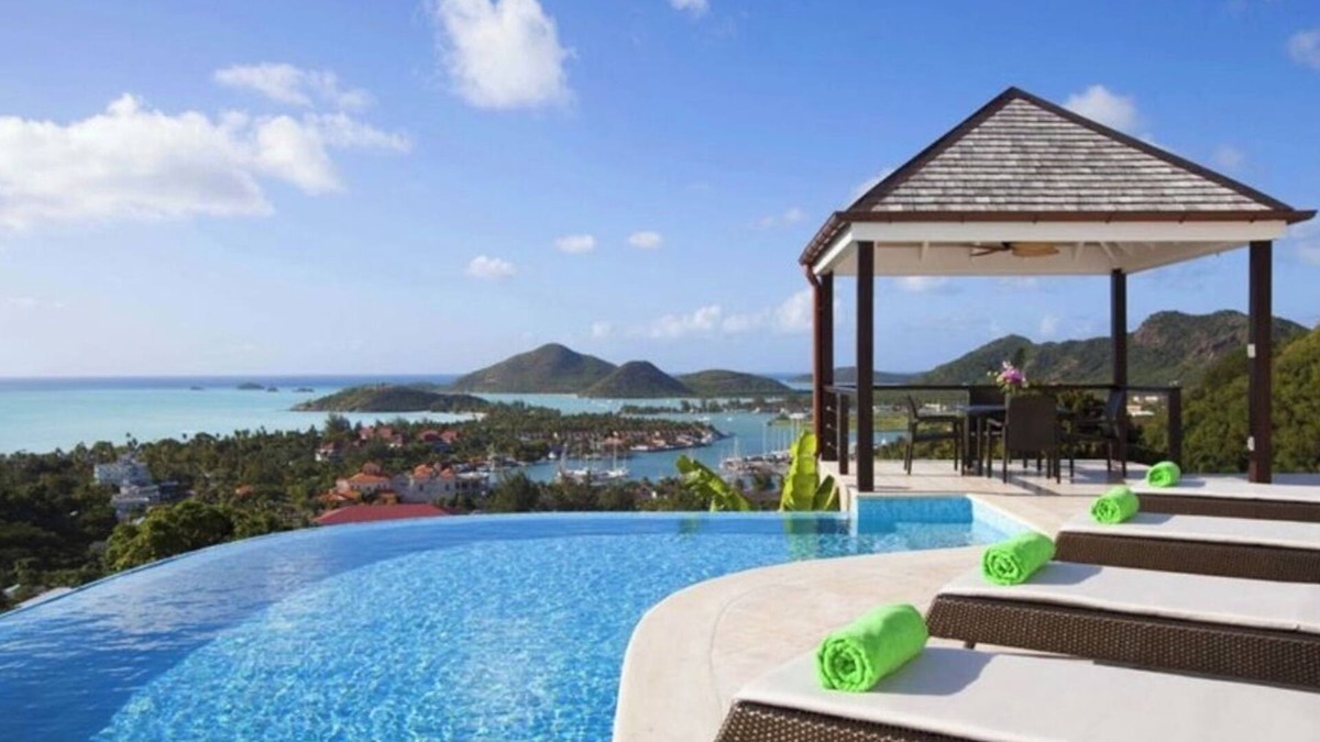 Jolly Harbour Villa | The STUNNING Villa Sea Glass! Located in the gated Sugar Ridge enclave.