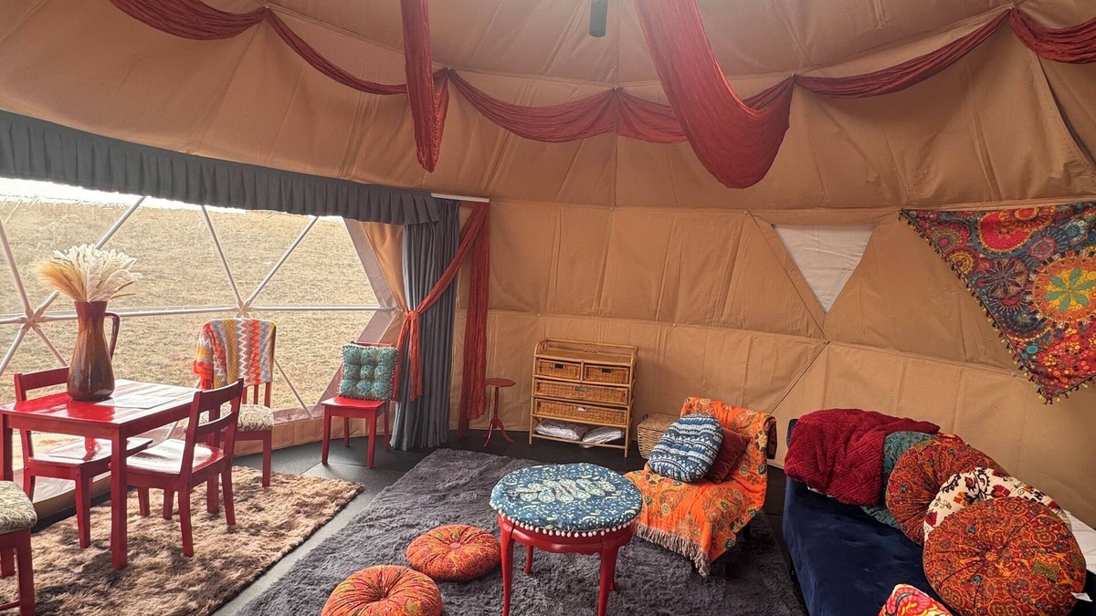 Medicine Hat House | The Sunrise Hippy Dome