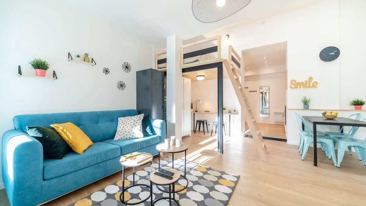 Vaise Apartment | The TANNEURS - Charming 6-person apartment - Steps from Valmy Metro