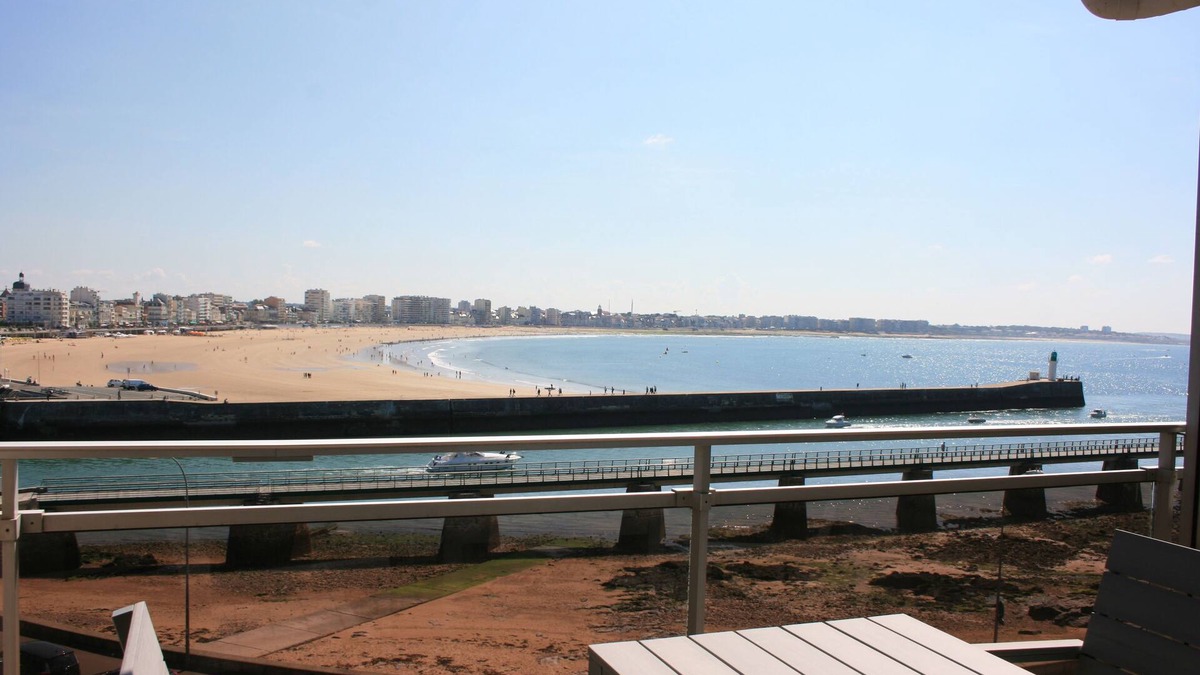 Les Sables d'Olonne Apartment | The Thatch Studio, 2 Pers. Panoramic sea View bay and Inlet Channel