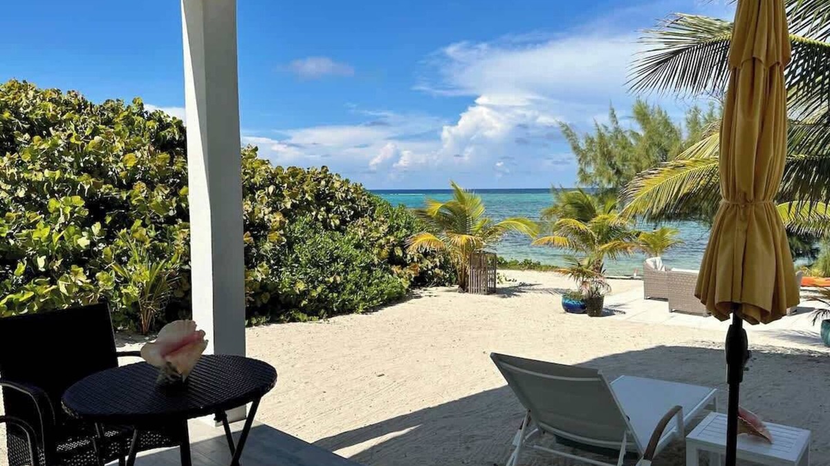 Colliers Bay Condo | The Tropical Breeze Oceanfront Studio Cottage in East End