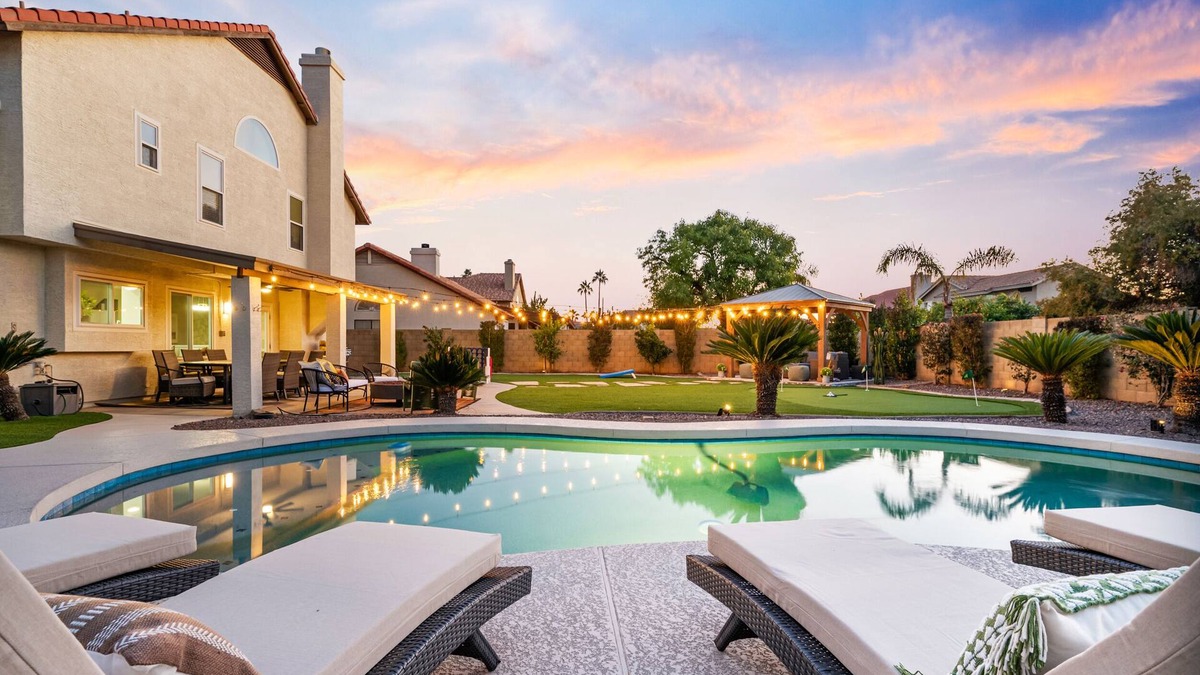 Arabian Crest House | The Ultimate Scottsdale Escape! Heated pool, game room, mini golf!Prime Location