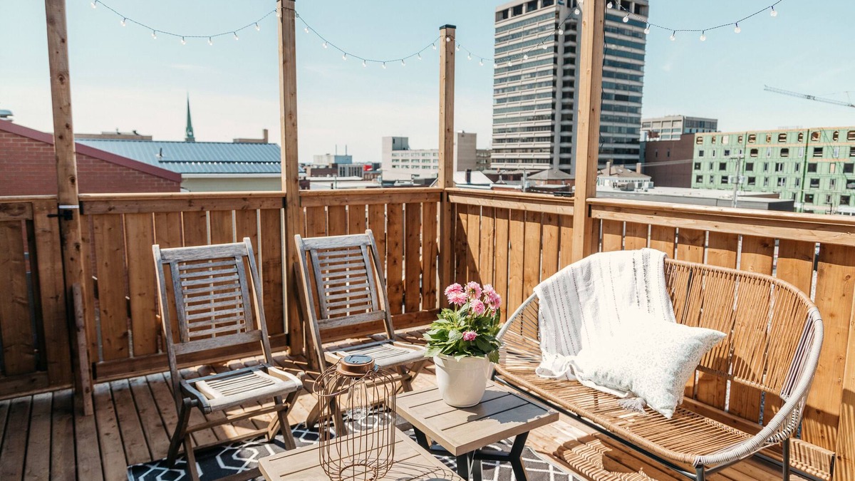 Saint John Apartment | The Uptown - Two Bedroom with Rooftop Patio