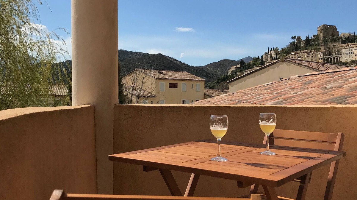 Montbrun-les-Bains Apartment | The Watchtower 1 - 3 bedroom apartment Panoramic view
