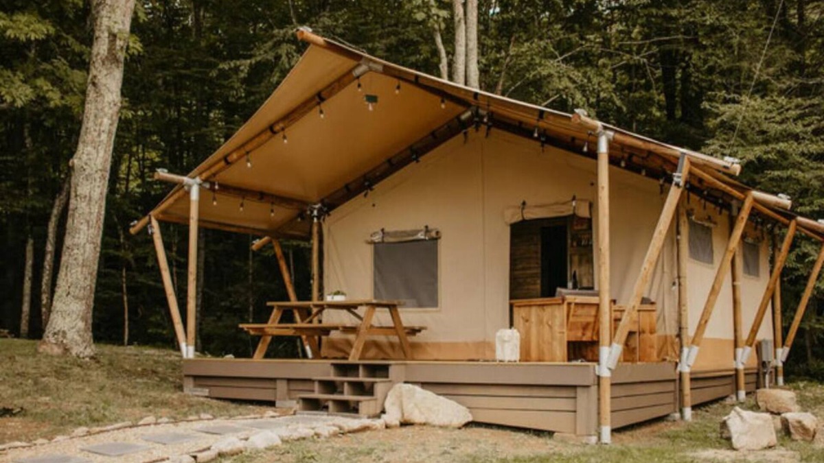 Flag Pond Cabin | The Woody Unit 6 - Glamping Retro