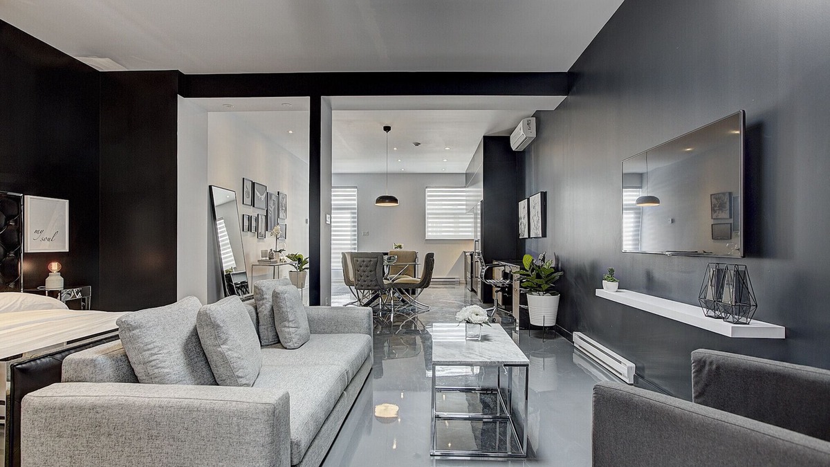 Pointe-Saint-Charles Apartment | THE YANG | One-Bedroom Loft w.Terrace