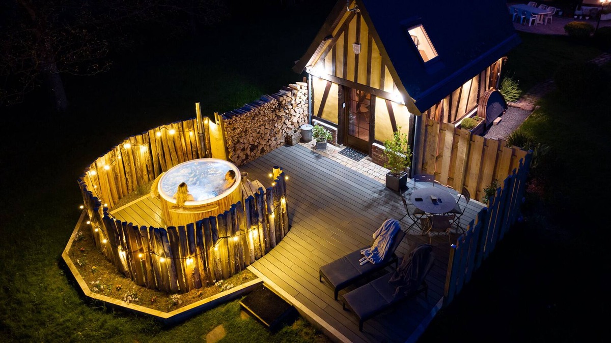 Saint-Denis-le-Thiboult House | The Yellow Well - Nature & Spa Cottage