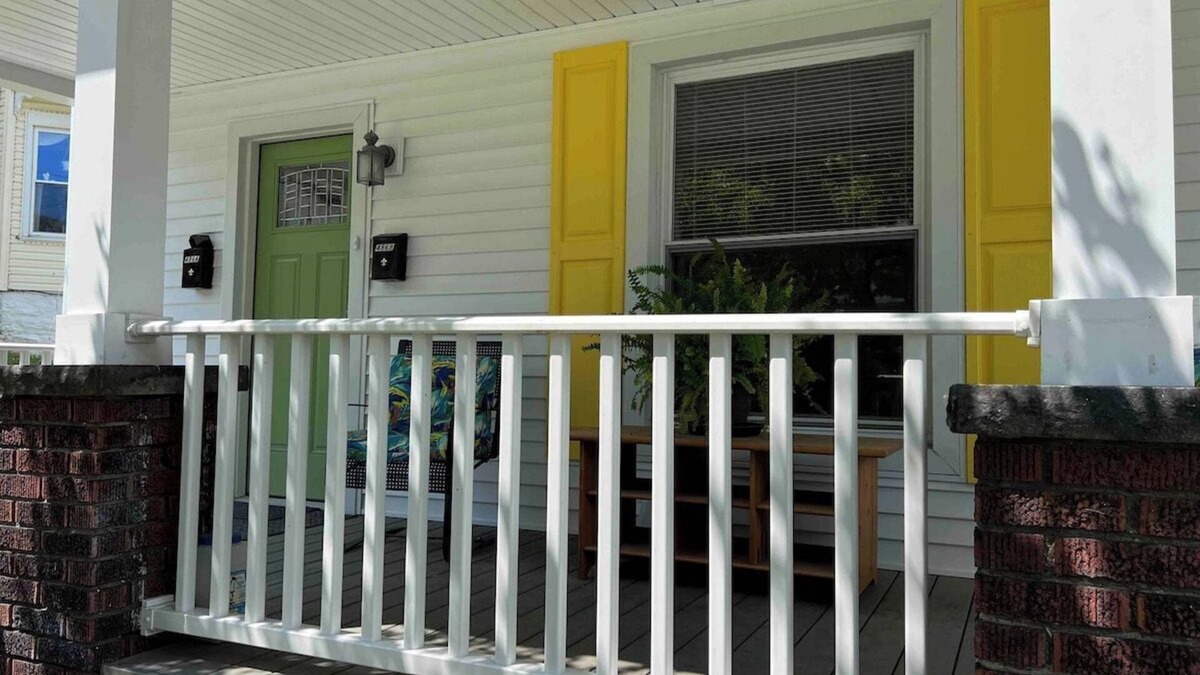 West Hill House | The Yellow-Shuttered House apt B