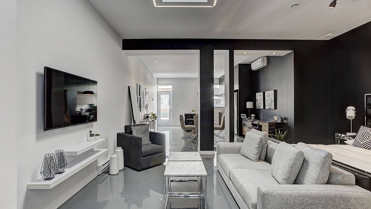 Pointe-Saint-Charles Apartment | THE YIN | One-Bedroom Loft w. Terrace