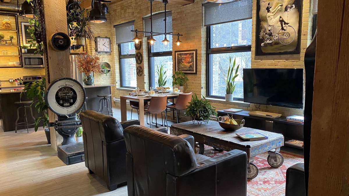 Exchange District Condo | theLOFTonJAMES. An Authentic Industrial Loft Experience