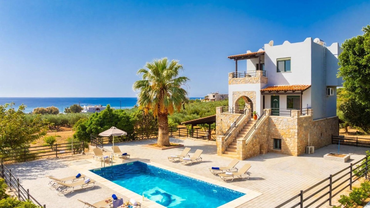 Fragkokastello Villa | Theo Beach Villa - Four Bedroom Villa, Sleeps 9