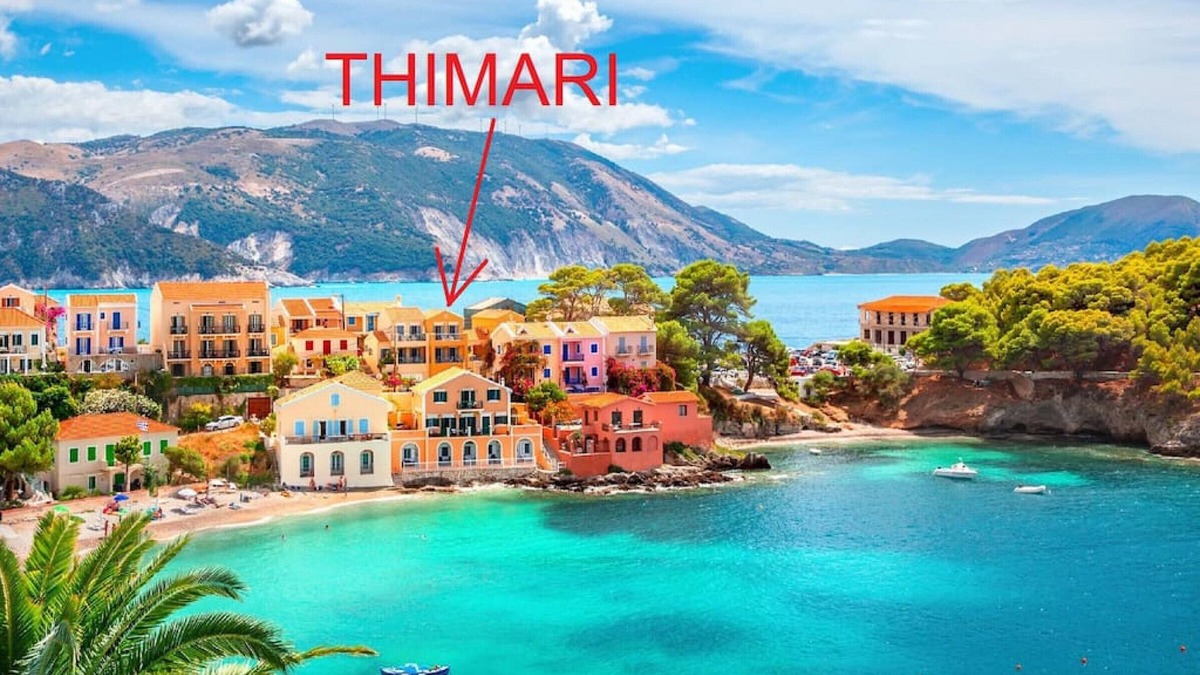 Frourion House | THIMARI. Unique location, one min from the beach!