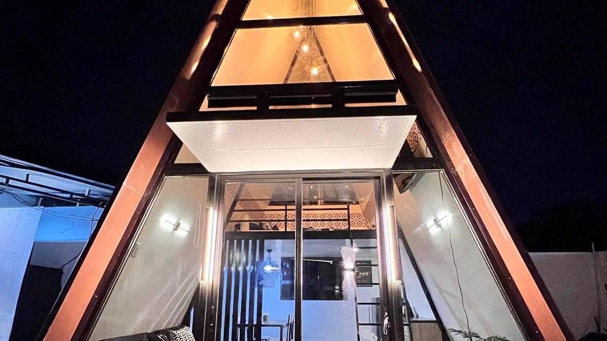 Los Banos Cabin | This A frame house is good for families, couples, or small group of friends.