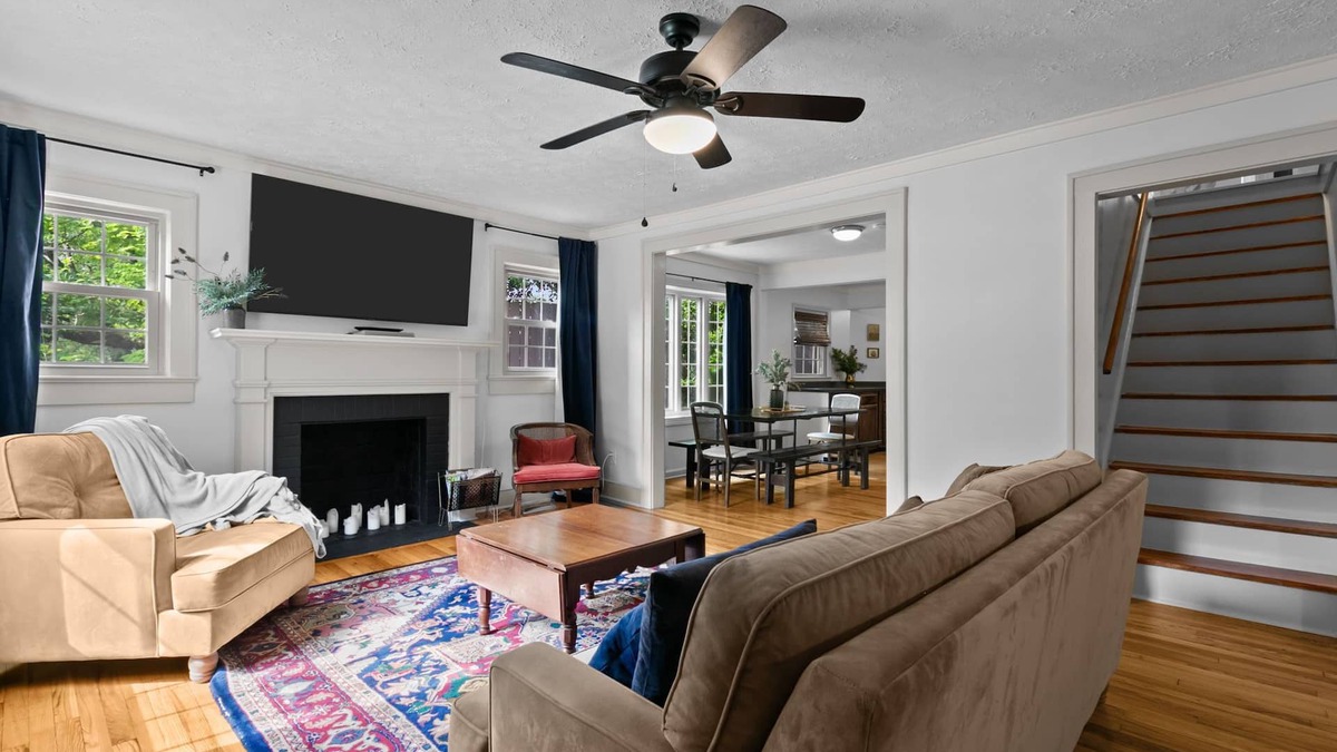 Terry Sanford House | This beautiful home is in the historic Haymount district of Fayetteville.