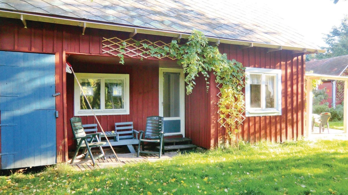 Stora Ror House | This cottage is surrounded by a beautiful garden and is close to good fishing and swimming spots.