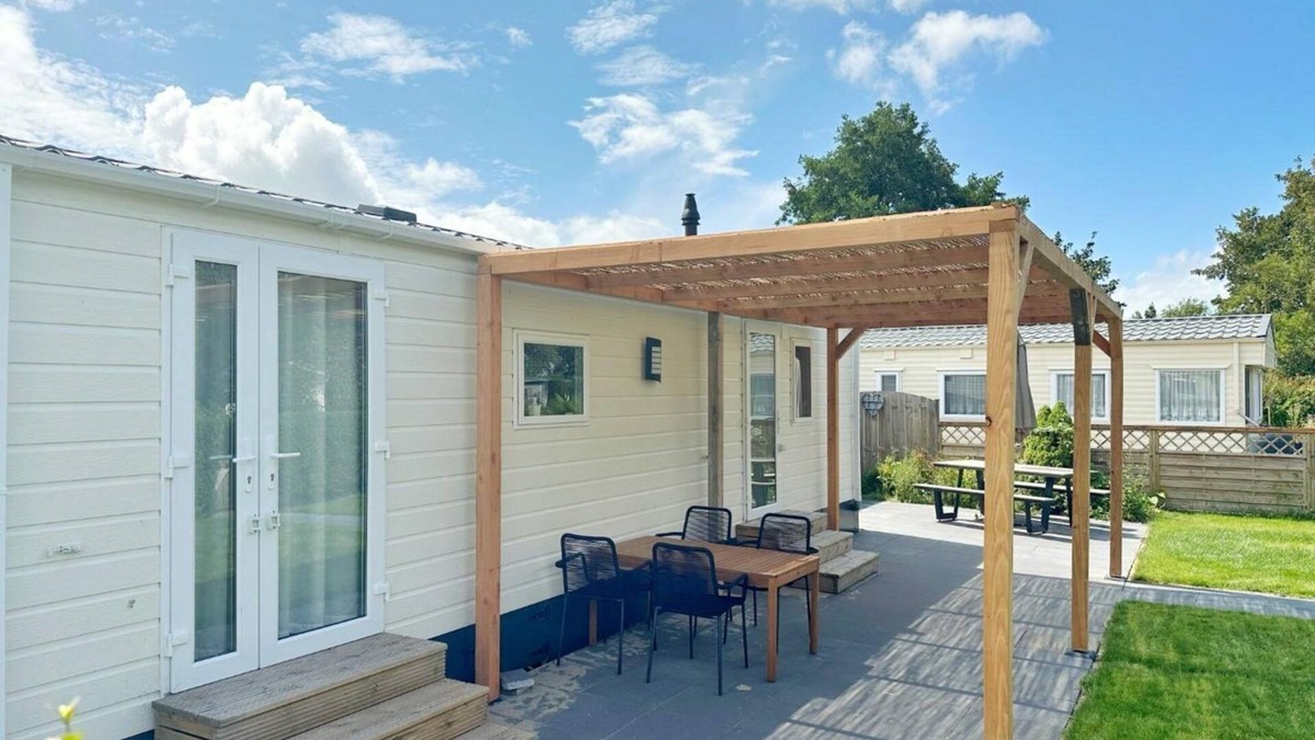 Municipality of Schagen House | This is a brand new chalet with free WIFI, air conditioning, central heating, two bedrooms and a fully equipped kitchen.