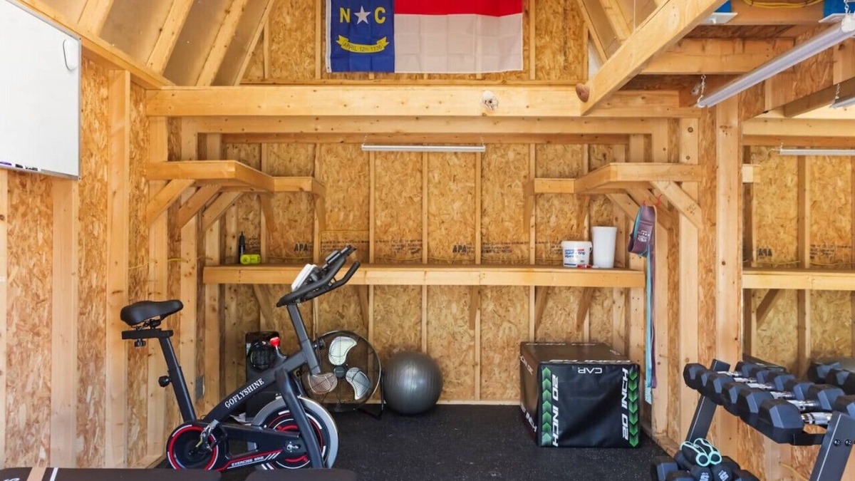 Northeast Raleigh House | This Must Be The Place | Private Gym + Fenced Yard