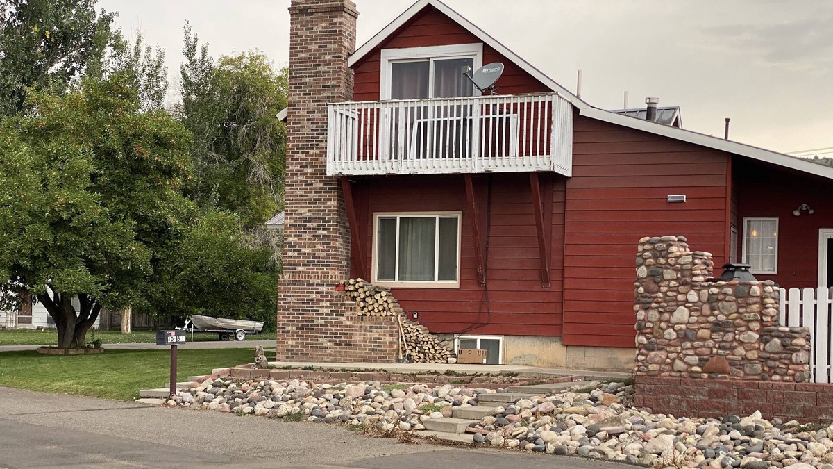 Meeker House | This privately owned home is steps away from the beautiful White River.