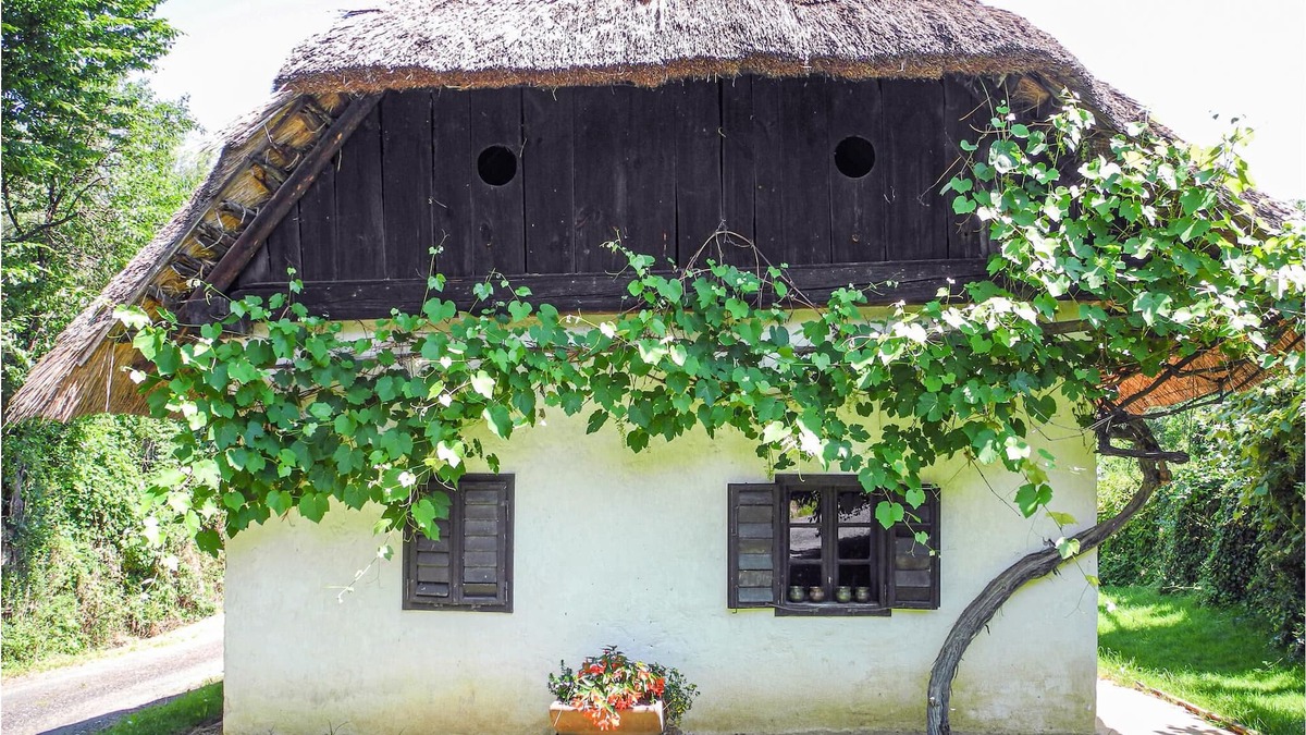Neumarkt an der Raab House | This thatched farmhouse, built in adobe, was called the 1st studio house of an artists' village.