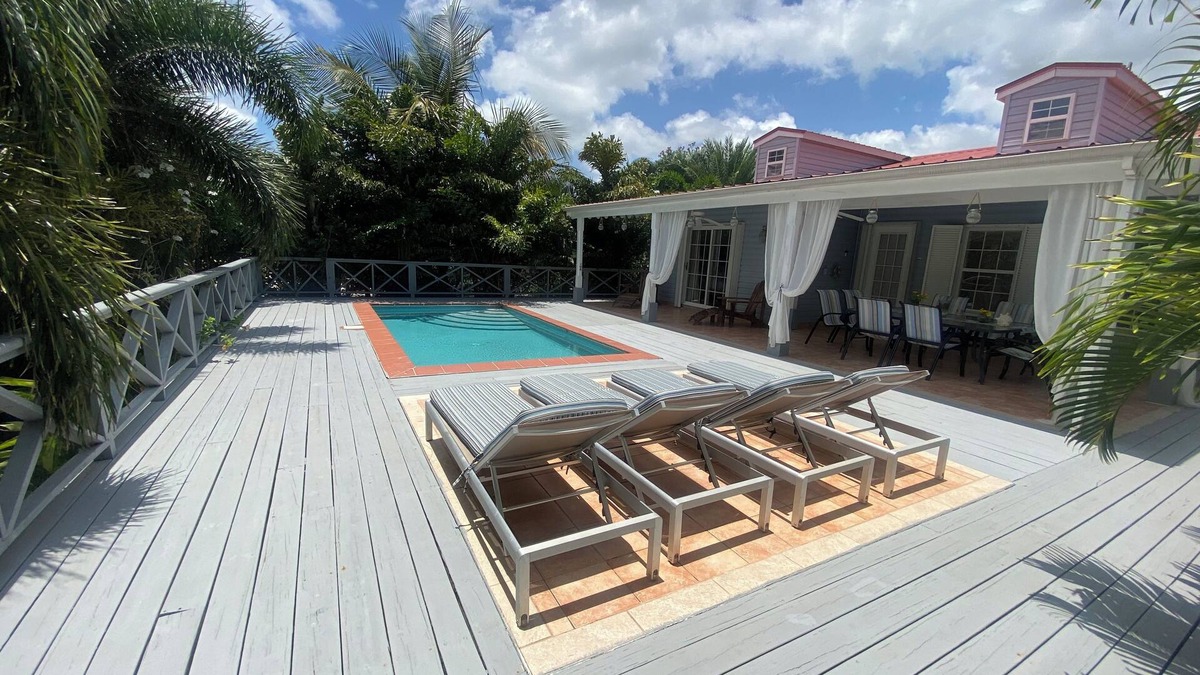 Jolly Harbour Villa | Three Bed Villa with Private Pool Set In Tropical Gardens.
