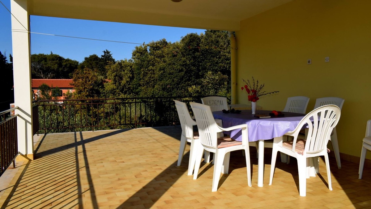 Batalaza Apartment | Three bedroom apartment with terrace and sea view Ugljan (A-8493-a)