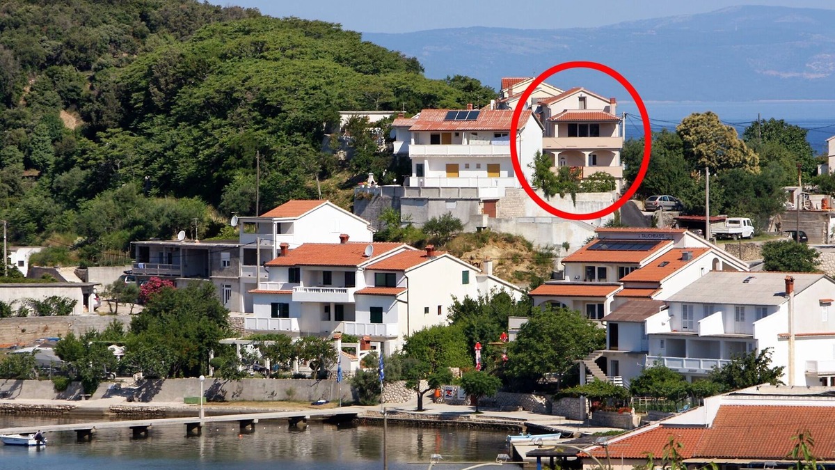 Kampor Apartment | Three bedroom apartment with terrace and sea view Kampor, Rab (A-5034-a)