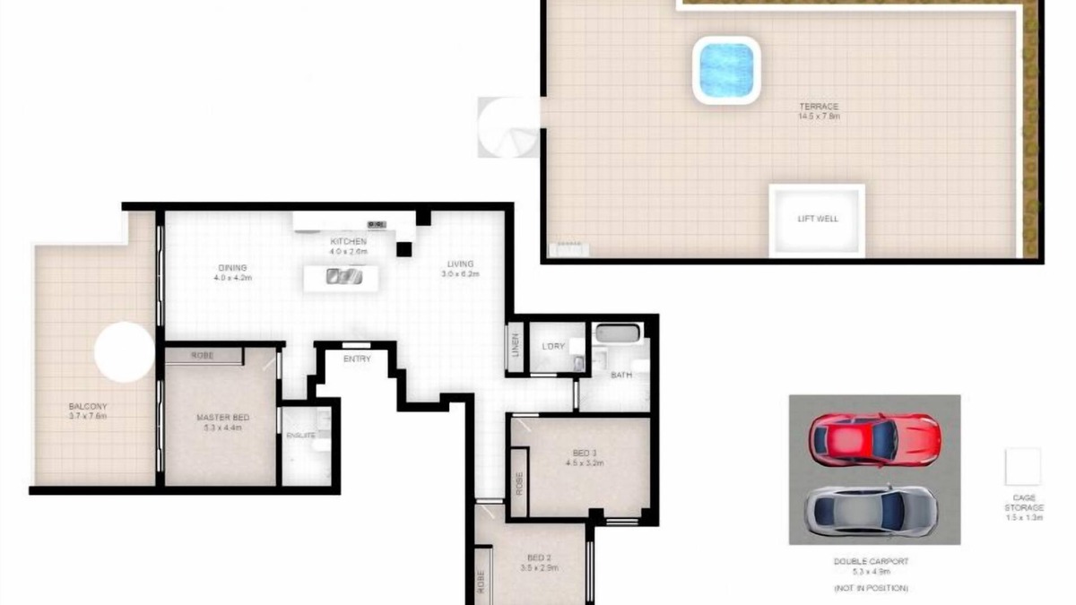Central Coast Apartment | Three bedroom penthouse apartment