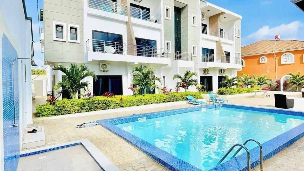 Brufut Apartment | Three story 3 bedroom 4 bath with Pool. 10 Minute Walk to the Beach. Sleeps 6.