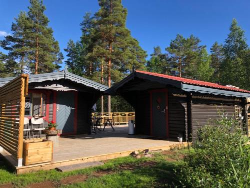 Karlstad House | Timber cottages with jacuzzi and sauna near lake Vänern