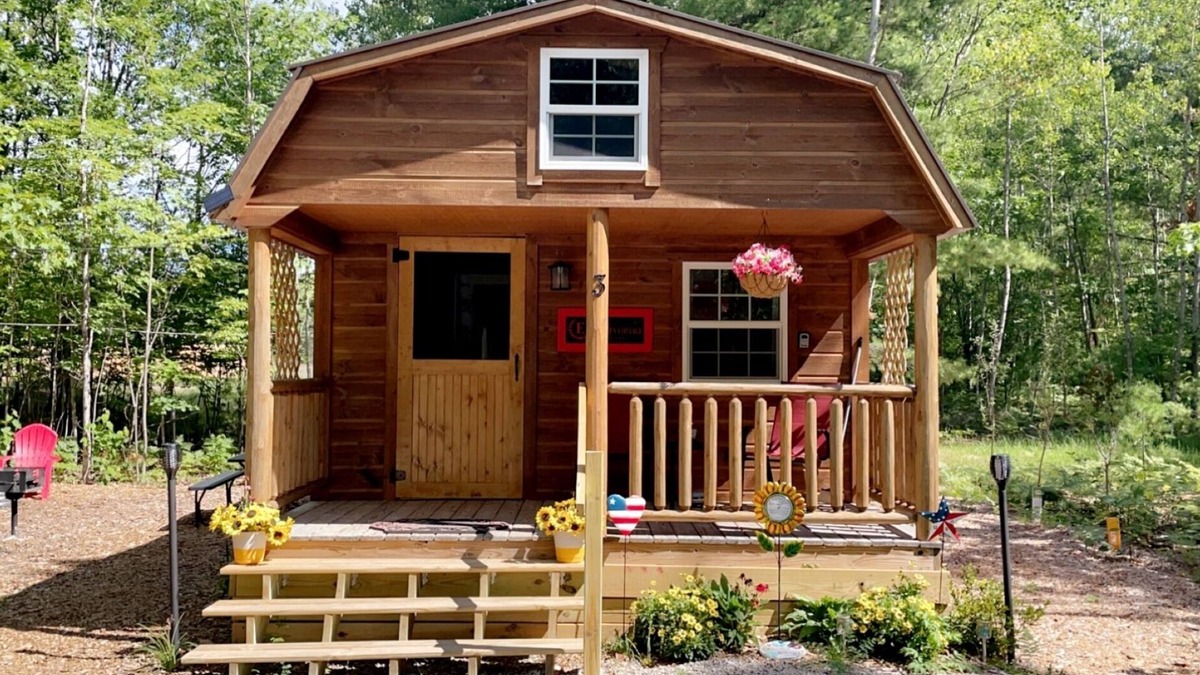 Cheboygan Cabin | Tiny ‘Garden Cottage’ Getaway in the woods! Elk Run Estates #3
