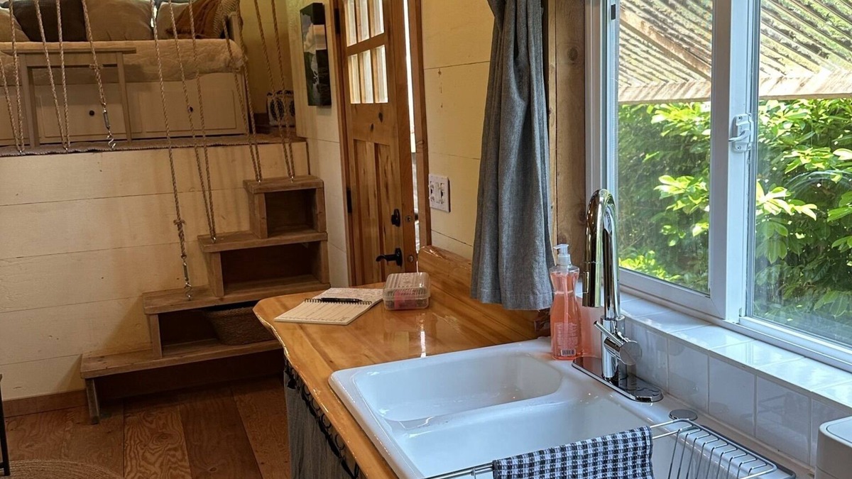 Gibsons House | Tiny home on working gourmet mushroom farm just minutes outside of Gibsons.