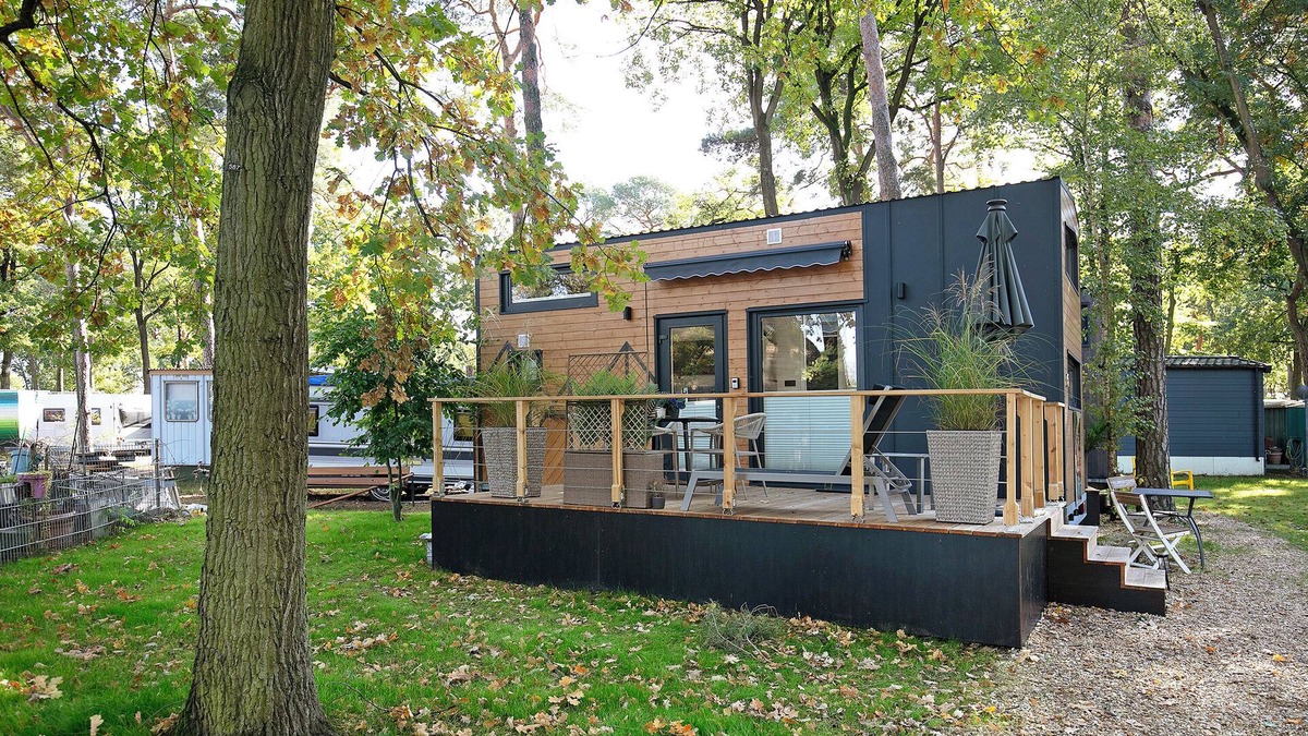 Caputh House | Tiny Home 'Tiny House No. 5' with Private Terrace, Wi-Fi and Air Conditioning