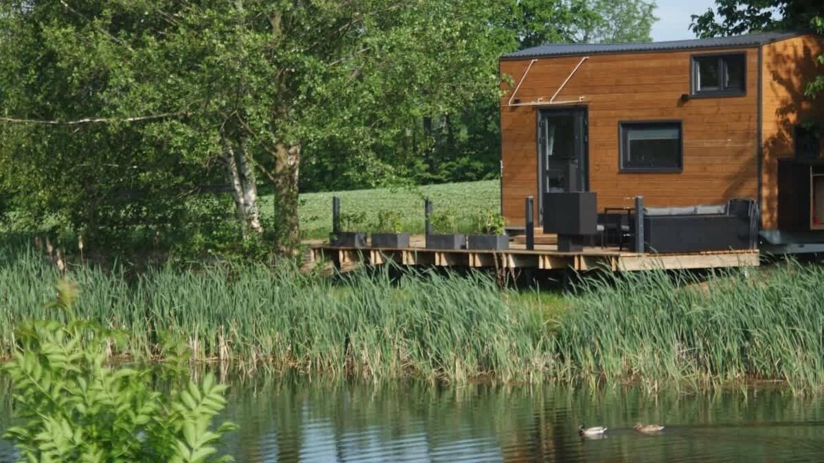 Buhlau Apartment | TinyHousebeiDresden1 am Naturteich, Sächs. Schweiz