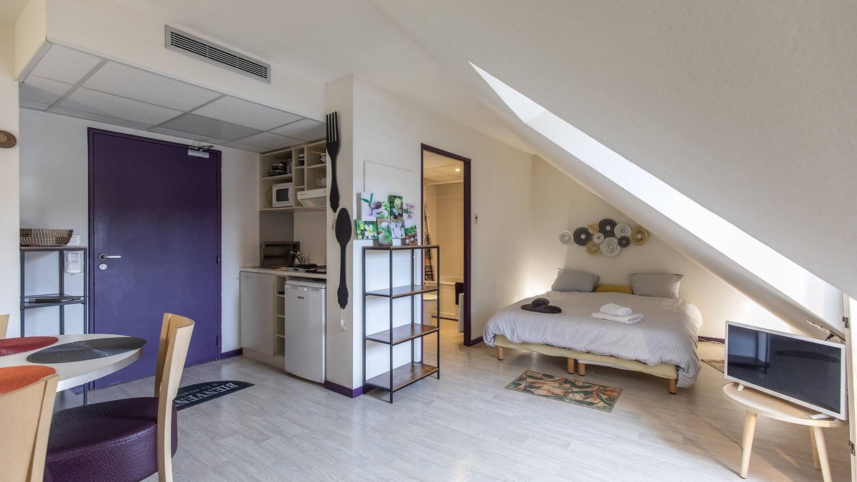 Lourdes Apartment | TITHOME 3 - Grand studio, bus, gare, centre ville, sanctuaire
