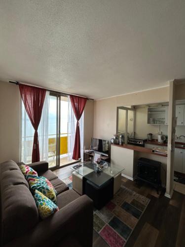 Tome Apartment | Tomé, Departamento vista al mar, playa Bellavista