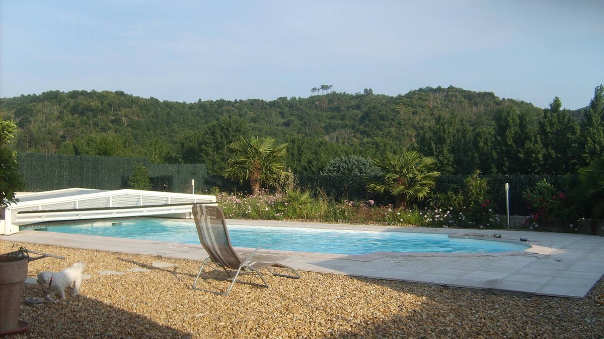Thoiras House | TOP COMFORT Mobilhome 35m² on private land with trees of 800 M². private pool