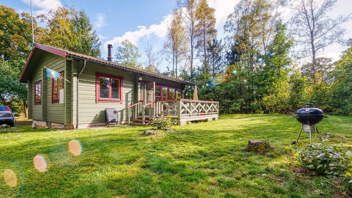 Traryd House | Top!hyggestuga PIO Seenähe +strand, Kamin, Sauna, Wlan, Fahrräder, Angelkarte uv