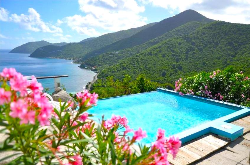 West End Villa | Tortola Adventure Private Villa Ocean-View Pool