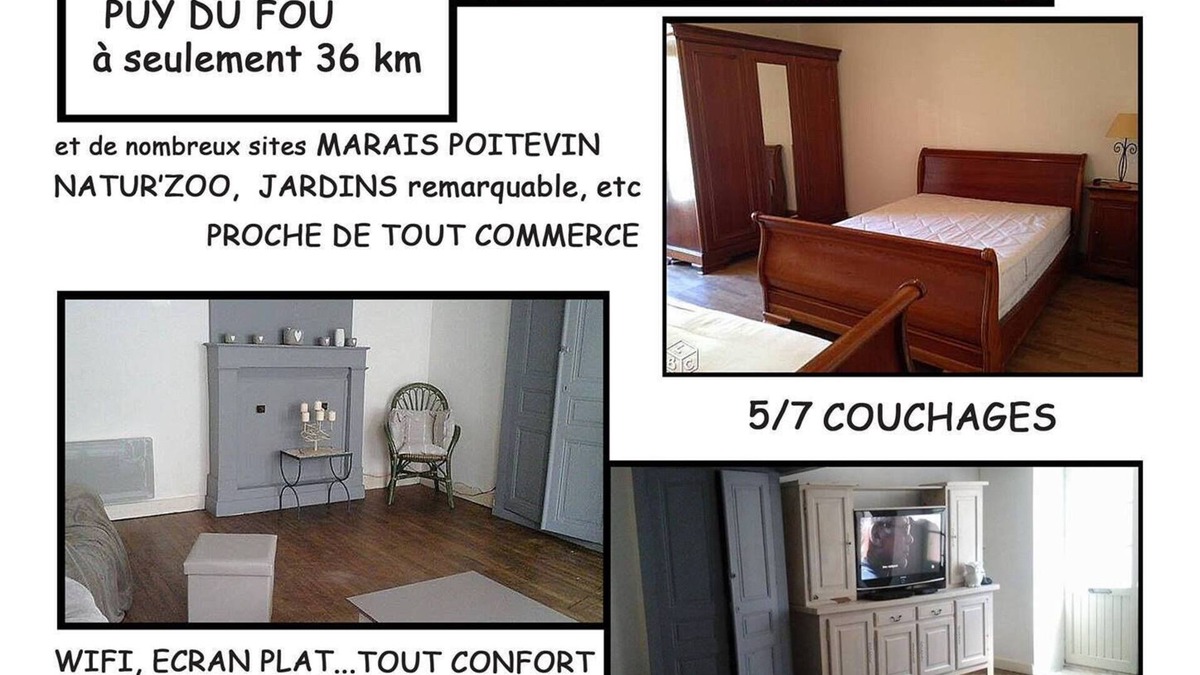 La Chataigneraie House | TOWN HOUSE NEAR PUY DU FOU AND VENDEE BEACHES No linen provided