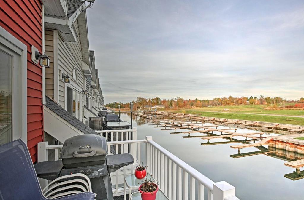 Alexandria Bay House | Townhome with Attached Boathouse on Alexandria Bay!