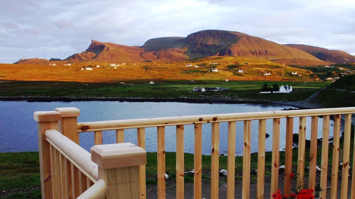 Bornesketaig Cottage | Traditional Cottage with Sun lounge. Stunning panoramic sea and mountain views
