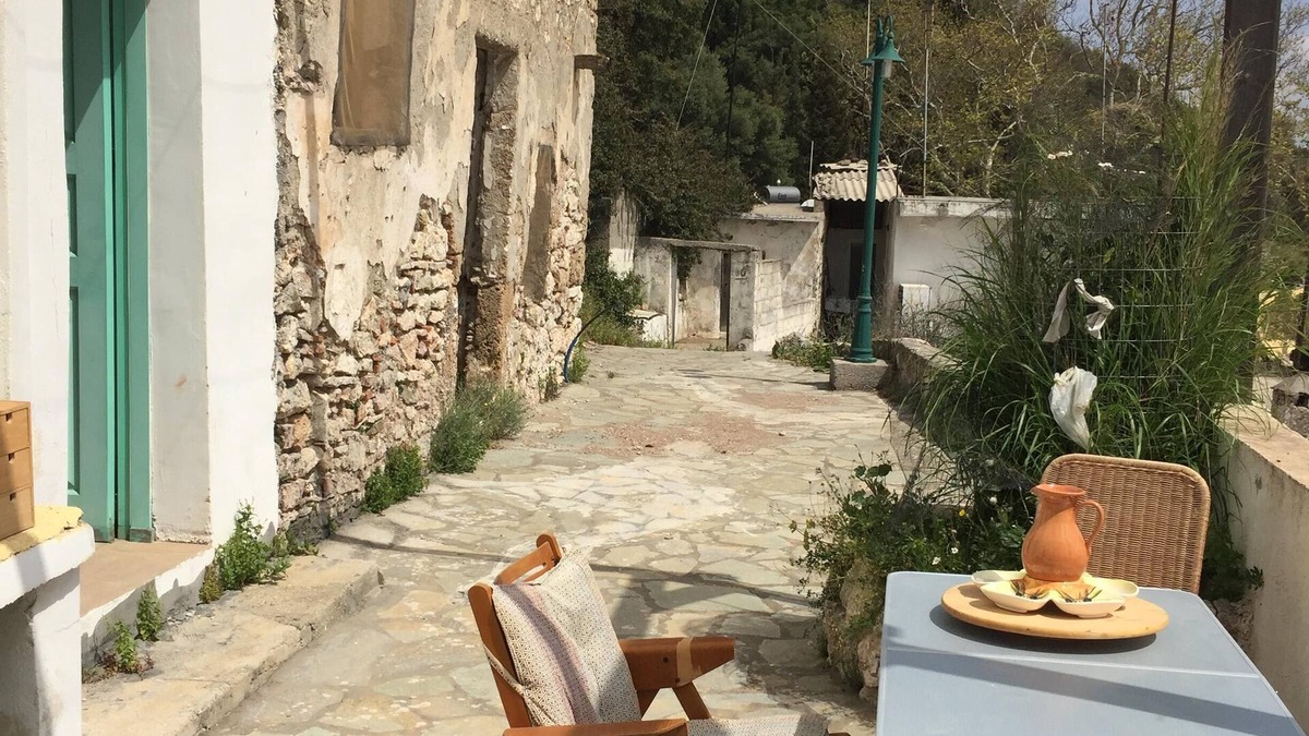Asklipiio House | Traditional house in Platania village, Rhodes, Greece.