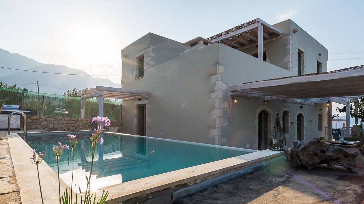 Kastellos Villa | Traditional Stone built Villa, Private Pool, 50m from Tavern & 4km to the Beach