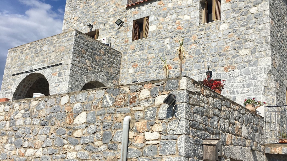 Areopoli Villa | Traditional Villa Tower with fabulous Sea View