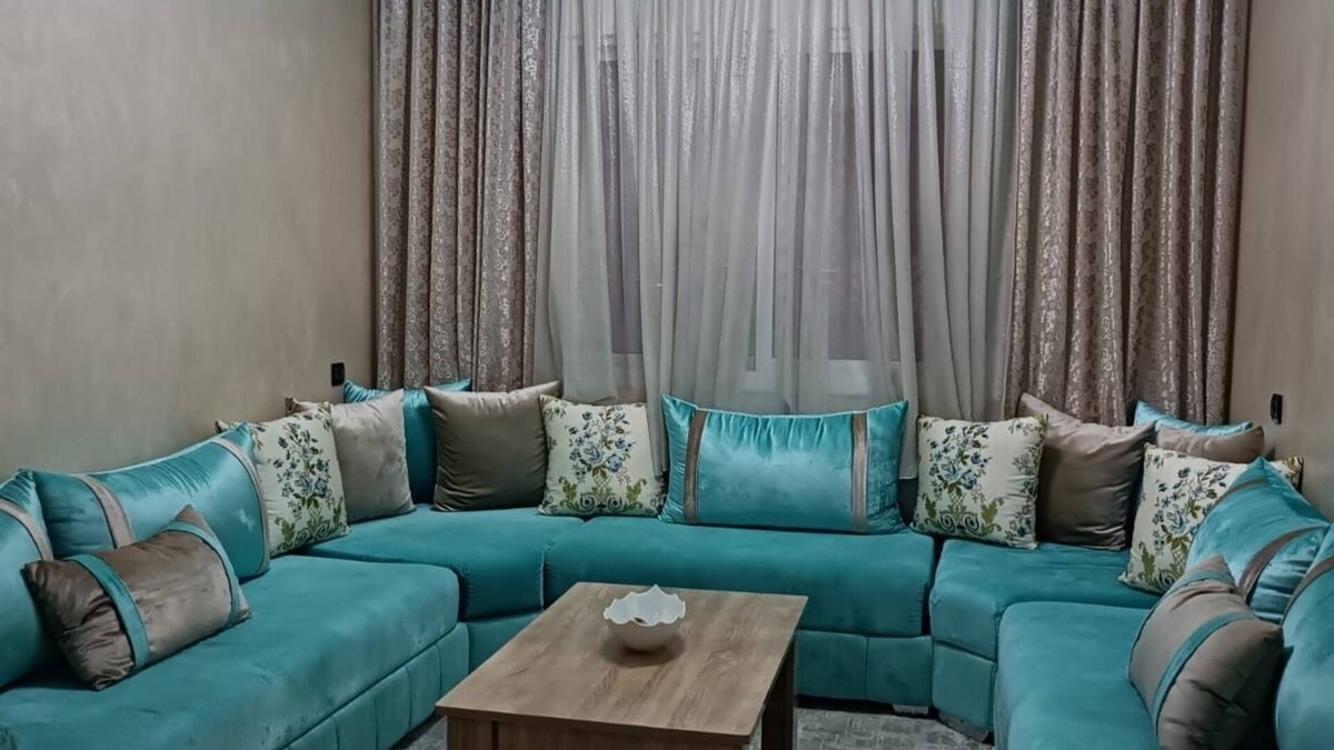 Mediouna Apartment | Tranquil 2 bedrooms with salon apartment neargrand stadium Ibn batouta Tanger