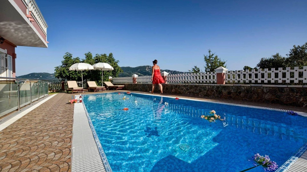 Agios Georgios Pagon Villa | Tranquil Corfu Villa | 3 Bedrooms | Villa Chrinos | Gated Pool | Agios Georgios.